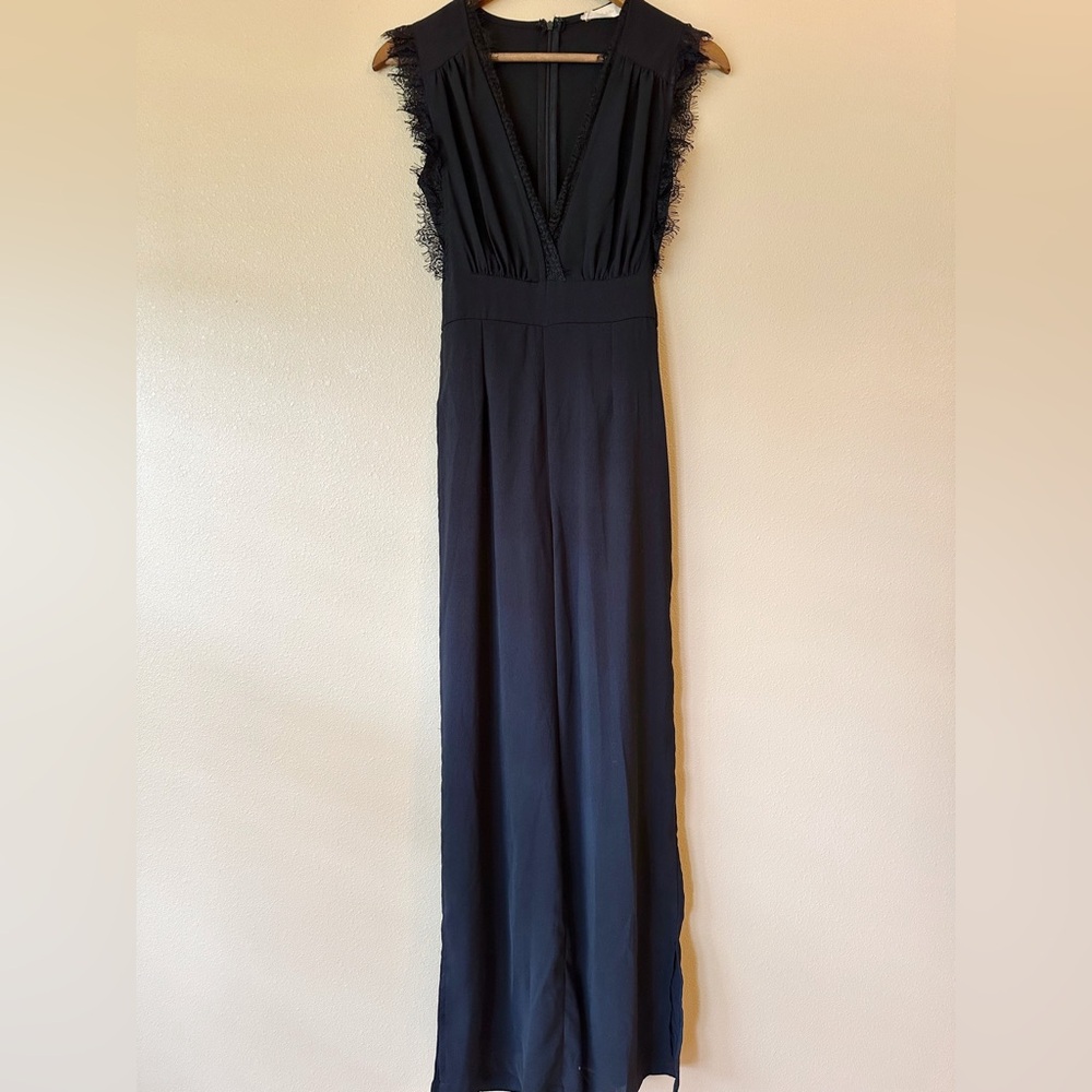 Altar'd State Black Lace Jumpsuit